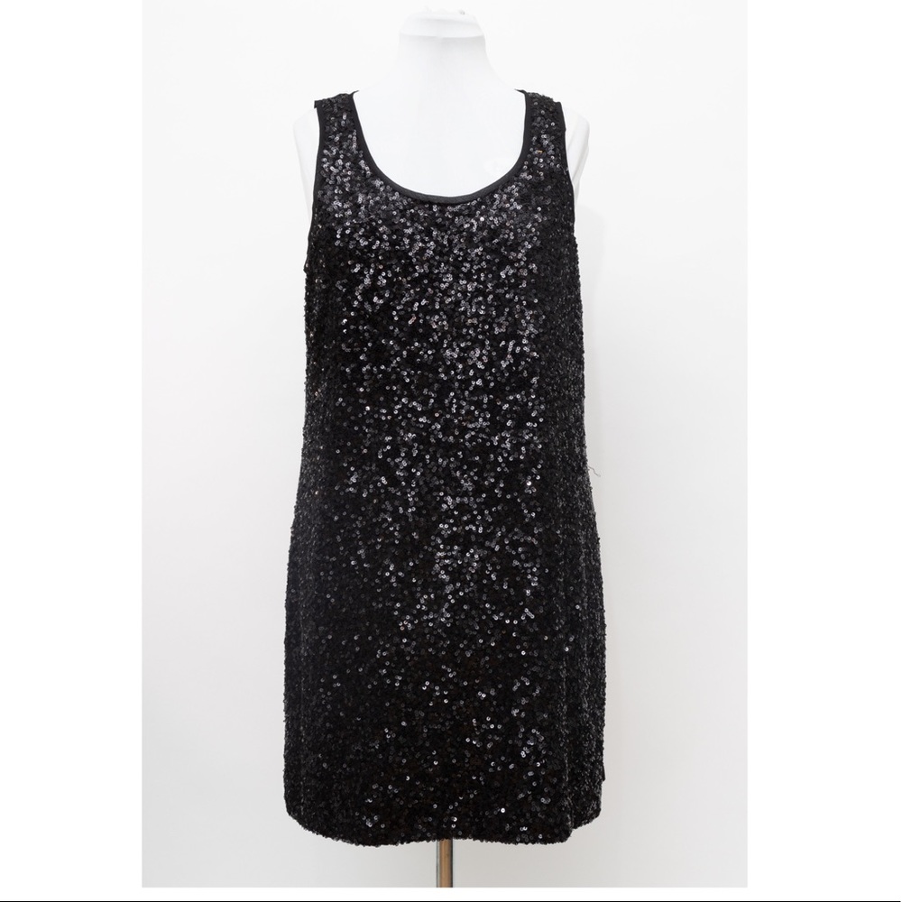 LOFT Sequin Part Dress
